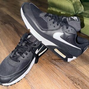 Nike Black and White Air Max 90 Sneakers